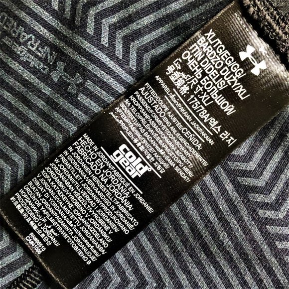 UNDER ARMOUR ColdGear Infrared Technology Activewear Black Leggings Sz XL/L - Picture 4 of 4